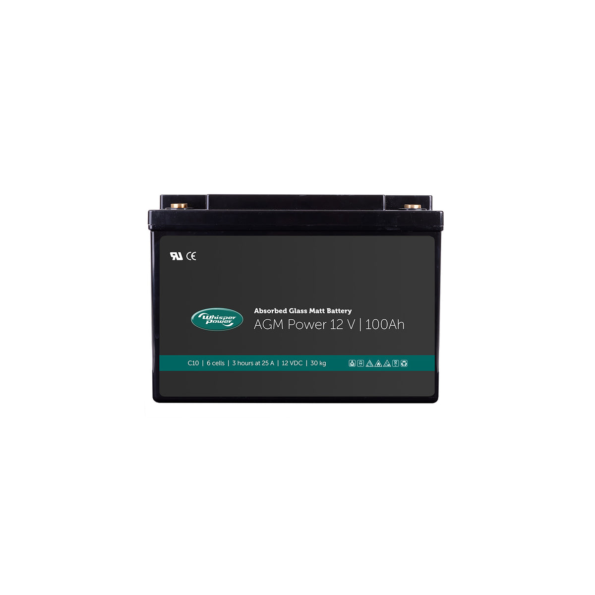 WhisperPower AGM aku 12 V 100 Ah – 40290031