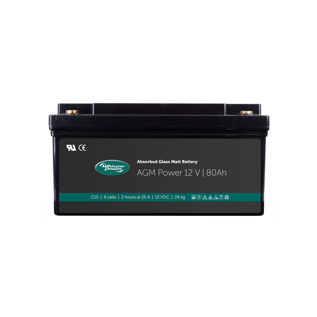 WhisperPower AGM aku 12 V 80 Ah – 40290061