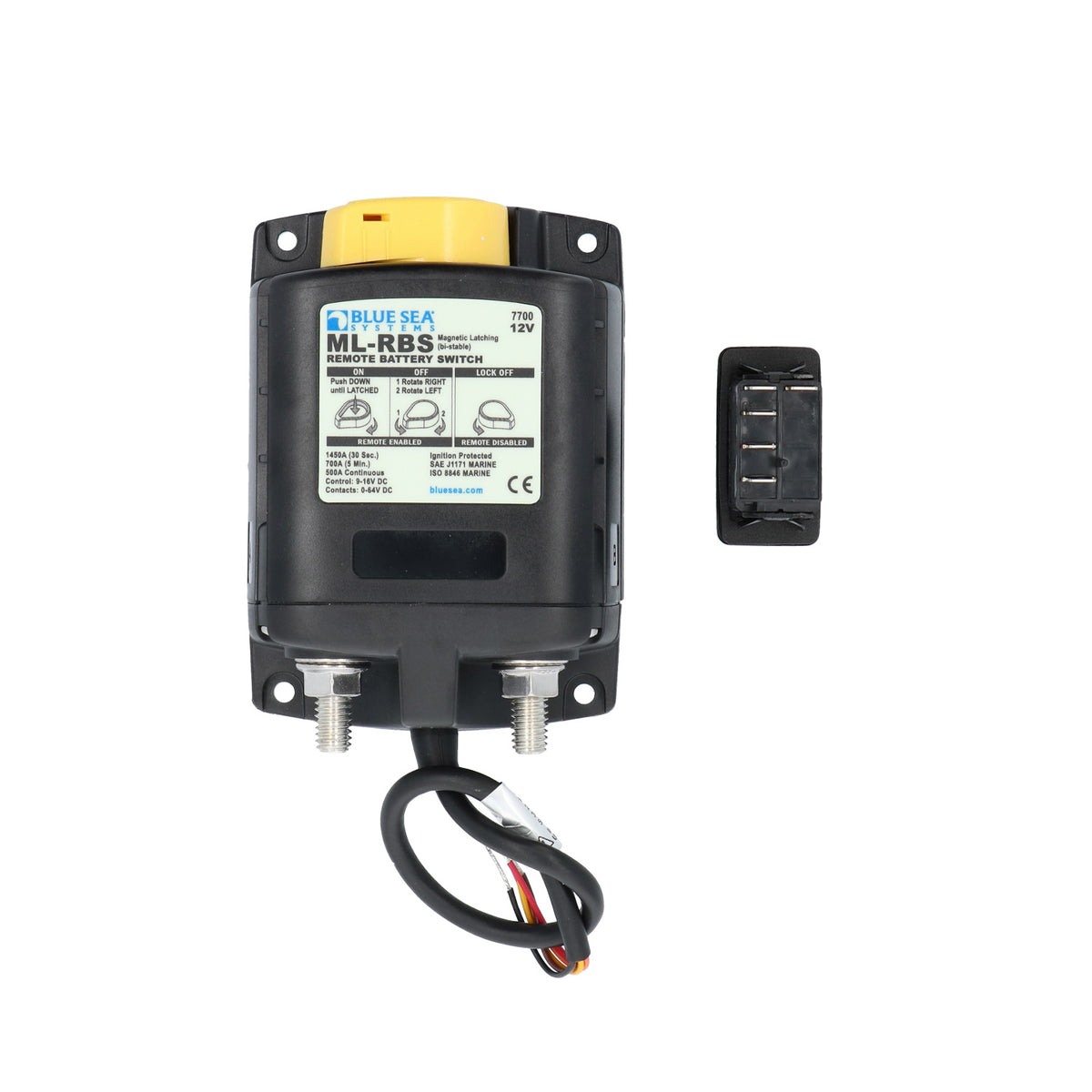 WhisperPower magnetlukustusega akulüliti 500 A / 12 V koos kauglülitiga – 50214731
