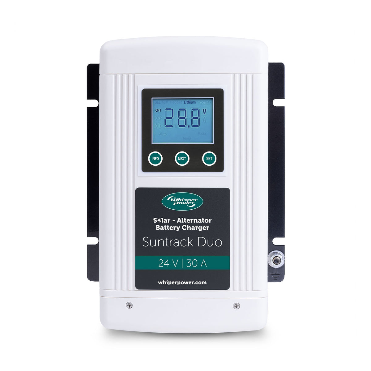 WhisperPower Suntrack DUO 24 V / 30 A – DC-DC ja MPPT päikeselaadija – 60111431