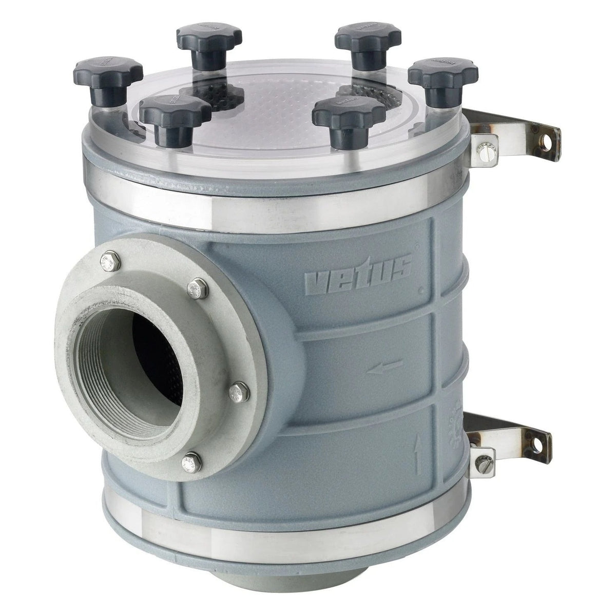 Vetus jahutusvee filter FTR1900, G2½, voolikule Ø 63 mm