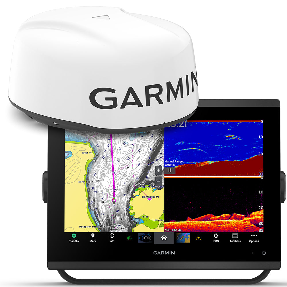 Garmin GPSMAP® 1223xsv, koos GMR™ 18 HD3 radariga