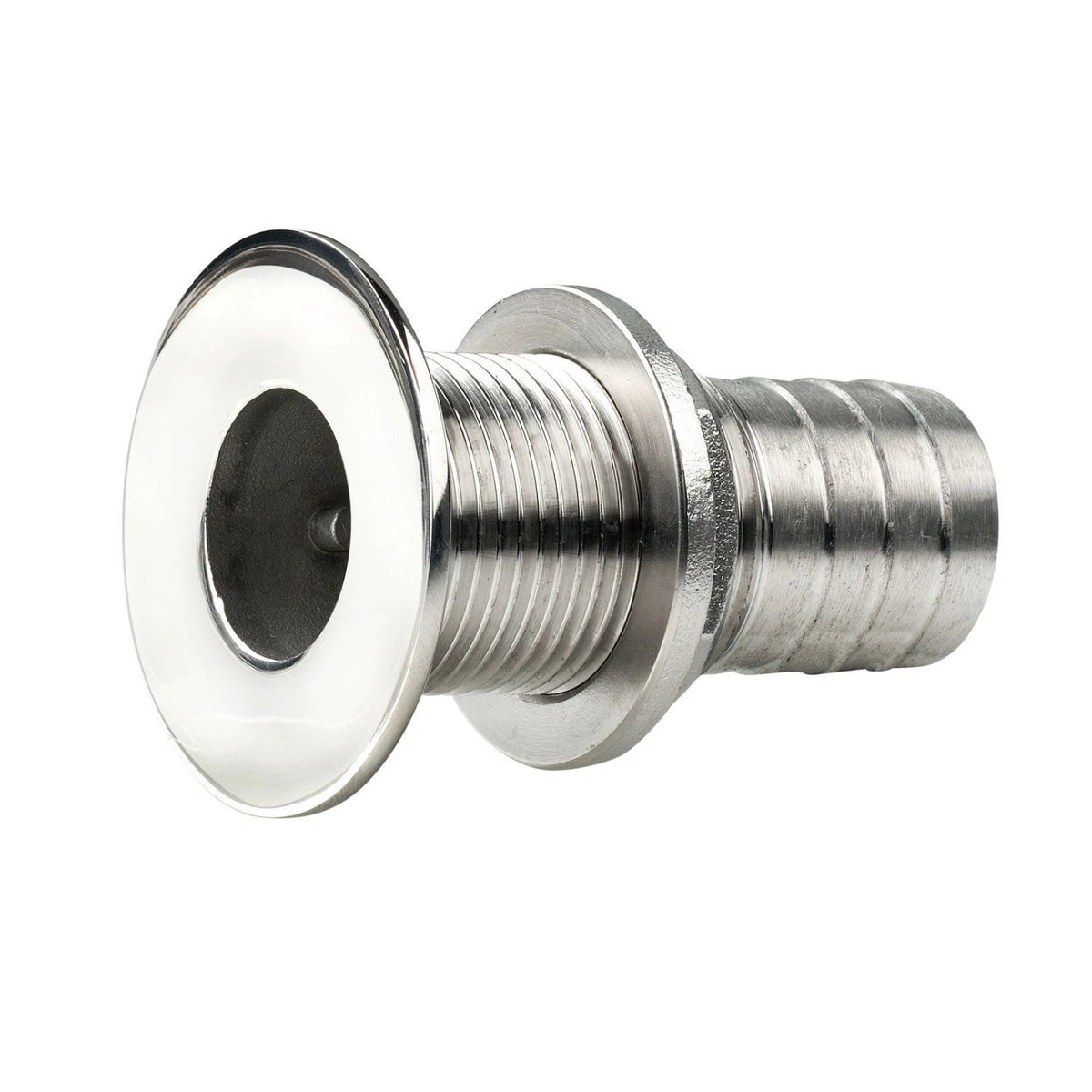 Vetus kereläbiviik, roostevaba teras, pinnaga tasa äärik, poleeritud, G1 1/2", voolikuühendus Ø 43 mm – QG05MH-43