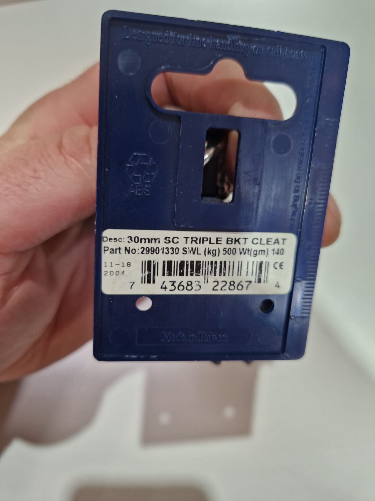 Lewmar 30 mm SC kolmikplokk beketiga