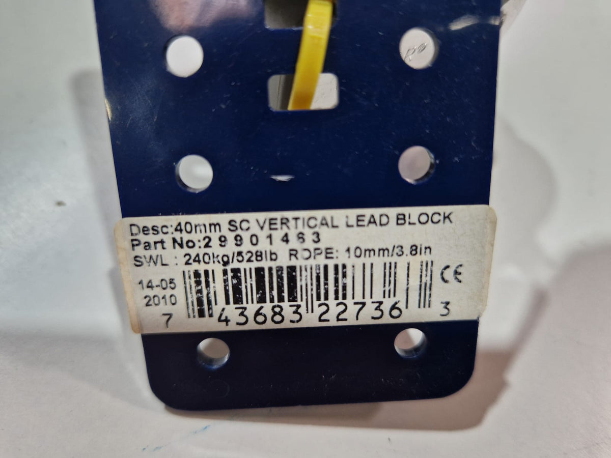 Lewmar 40 mm SC vertikaalne suunaplokk