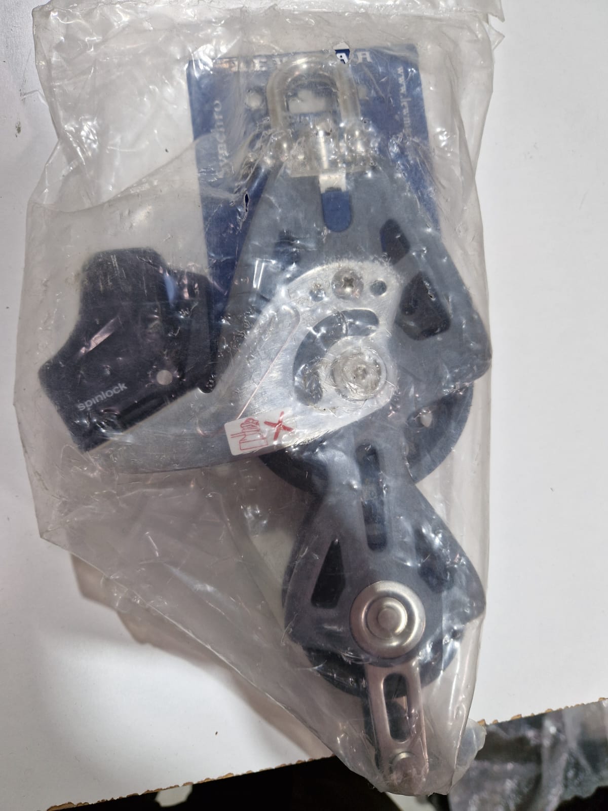 Lewmar 90 mm fiddle plokk beketi ja cam'iga