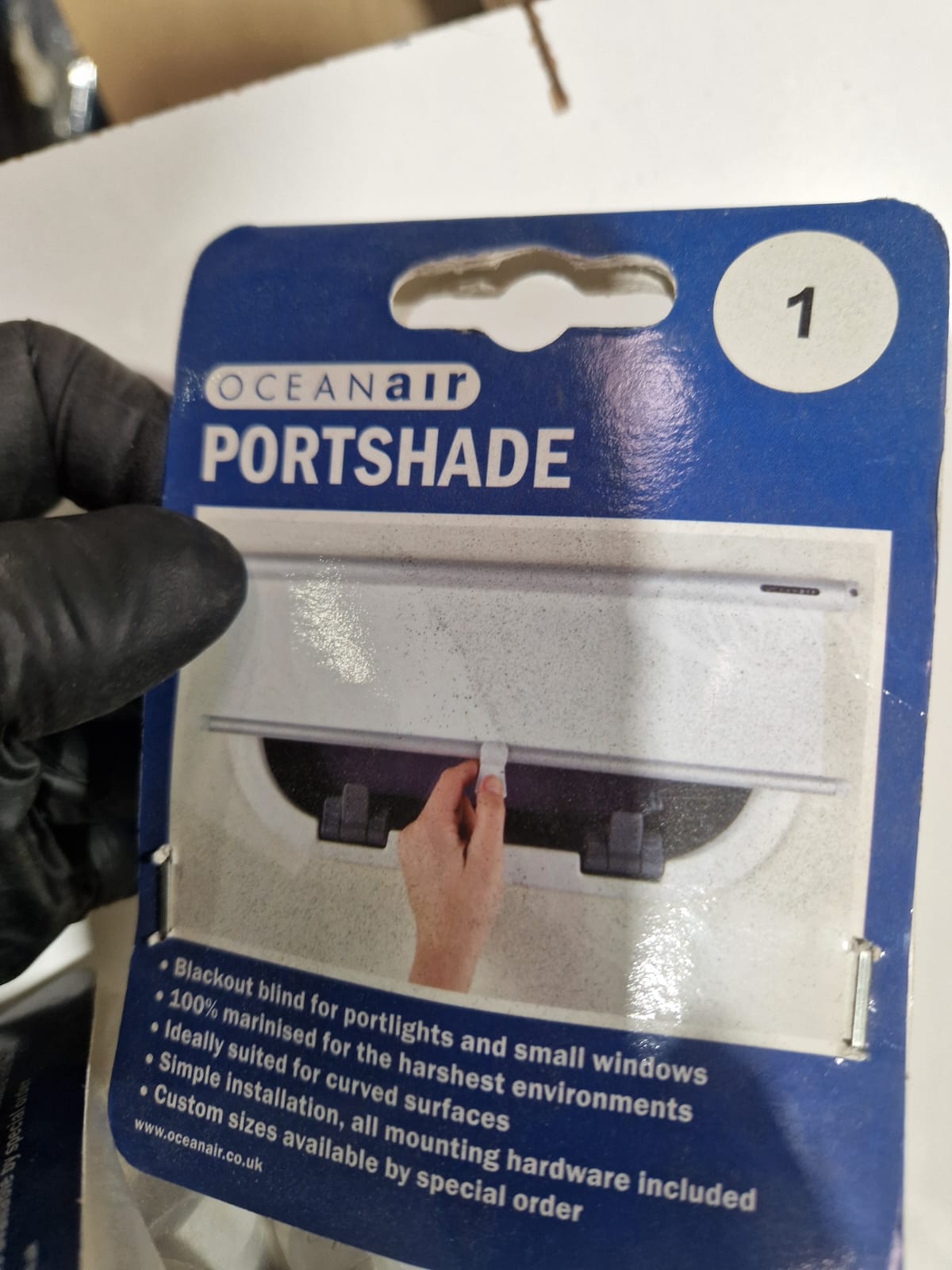 PORTshade rulookardin, hõbe, suurus 1