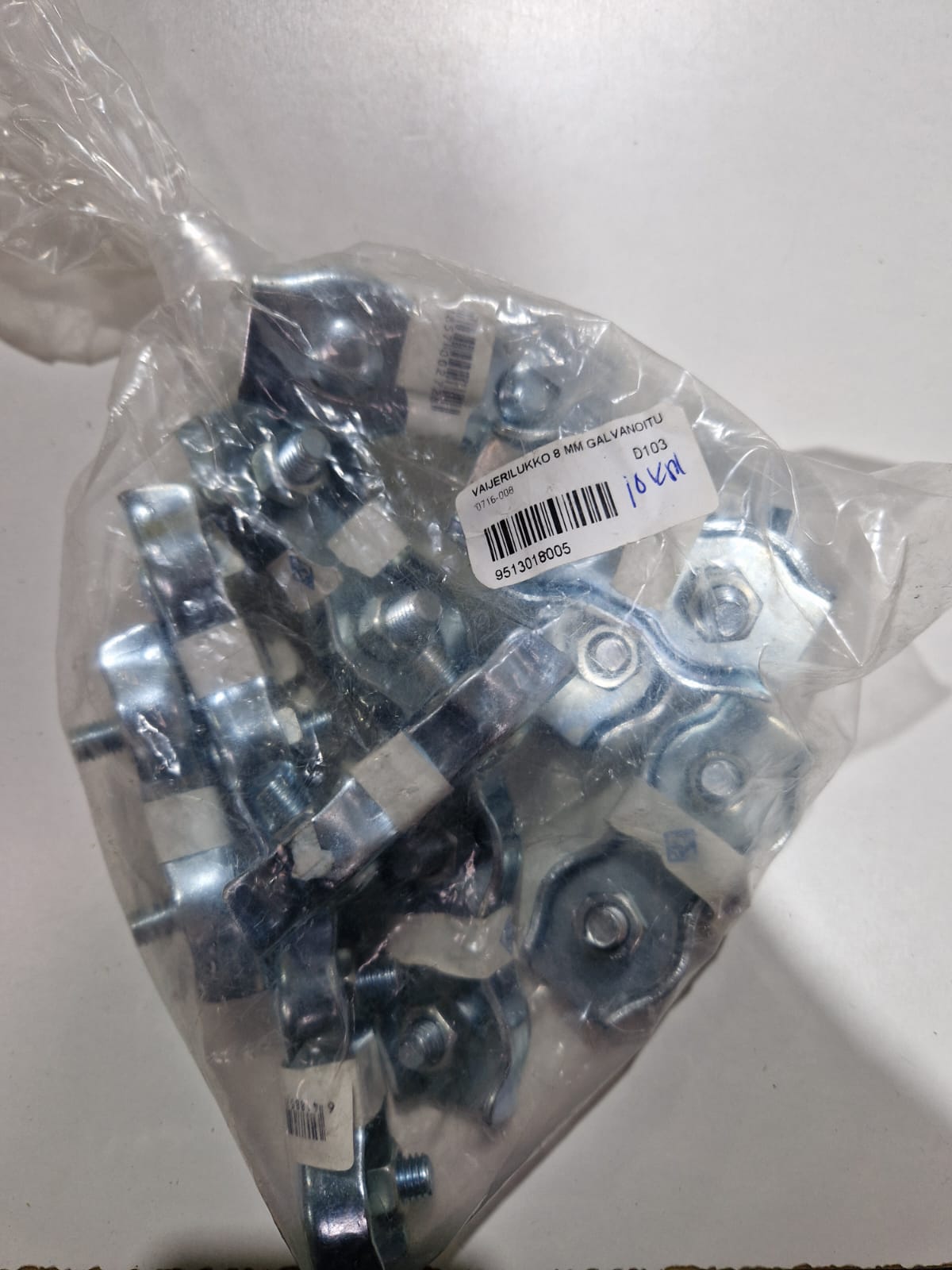 Trossiklamber Duplex 3 mm galv.