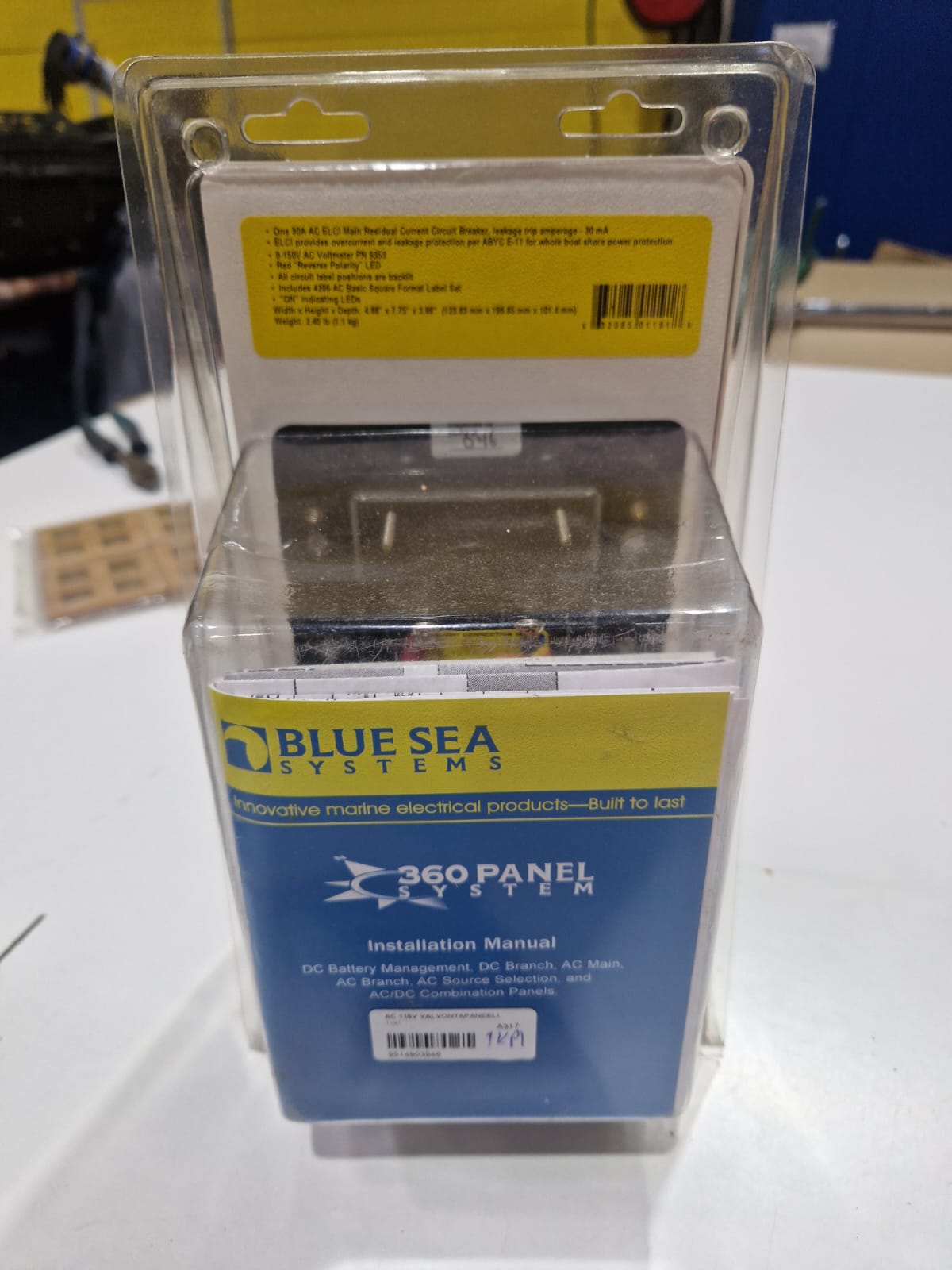 Blue Sea 120 V AC ELCI peapaneel