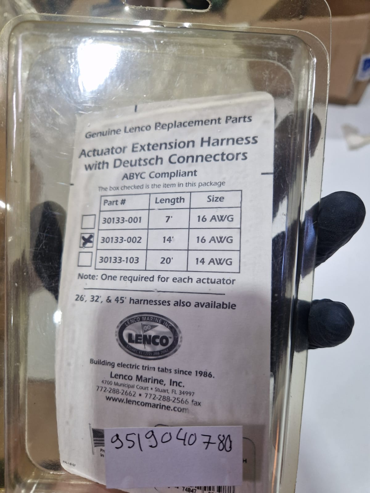 Lenco 30133-002D ajami pikenduskaabel 14 jalga