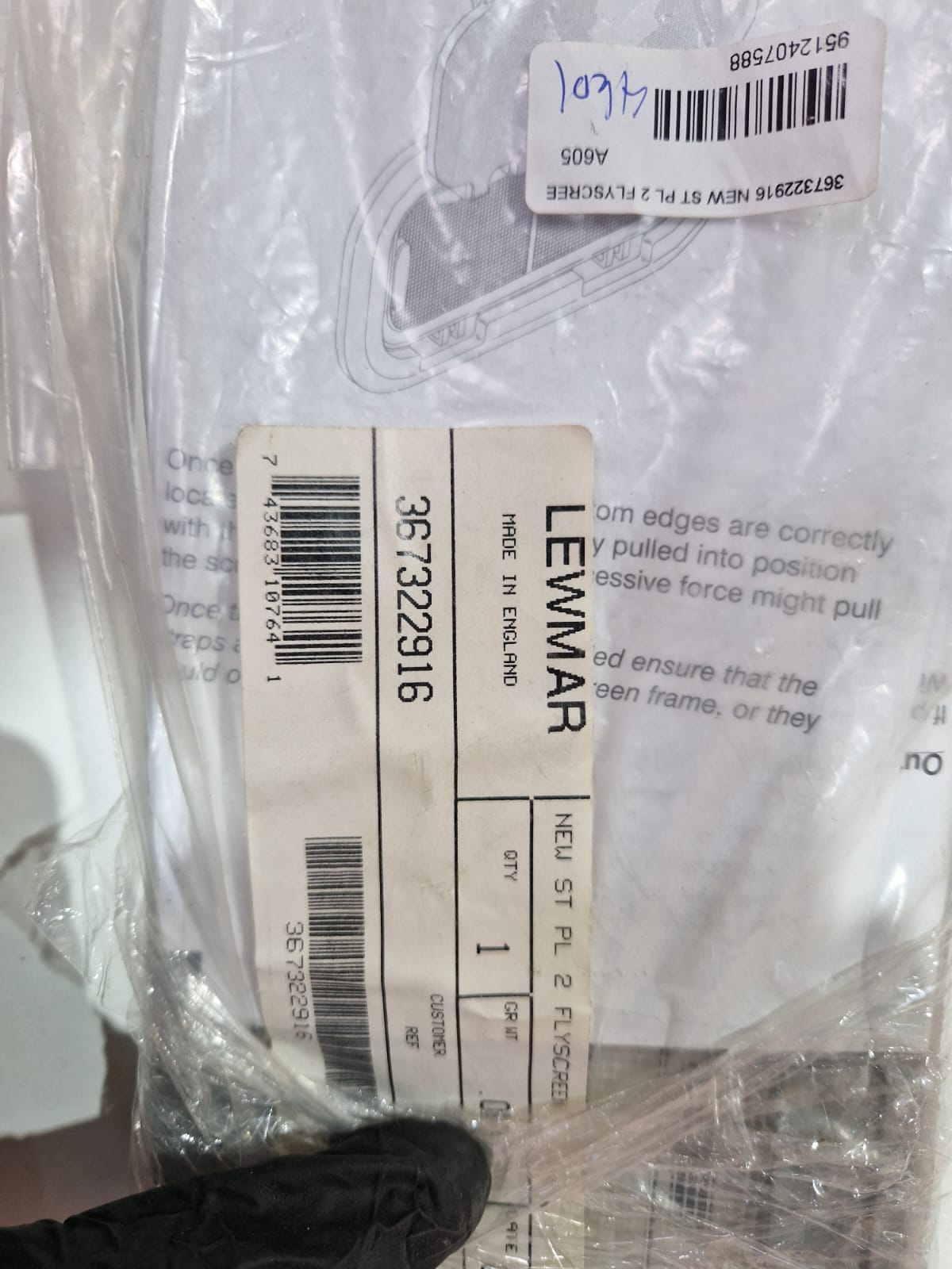 Lewmar Standard Port suurus 2 sääsevõrk 367322936
