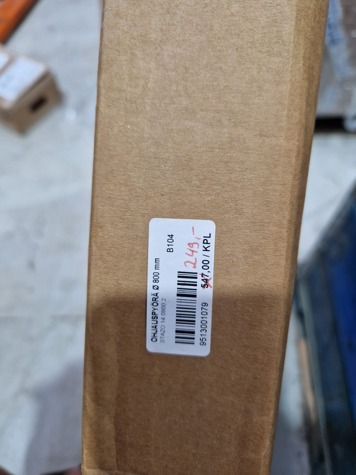 Roostevaba rool Ø 800 mm
