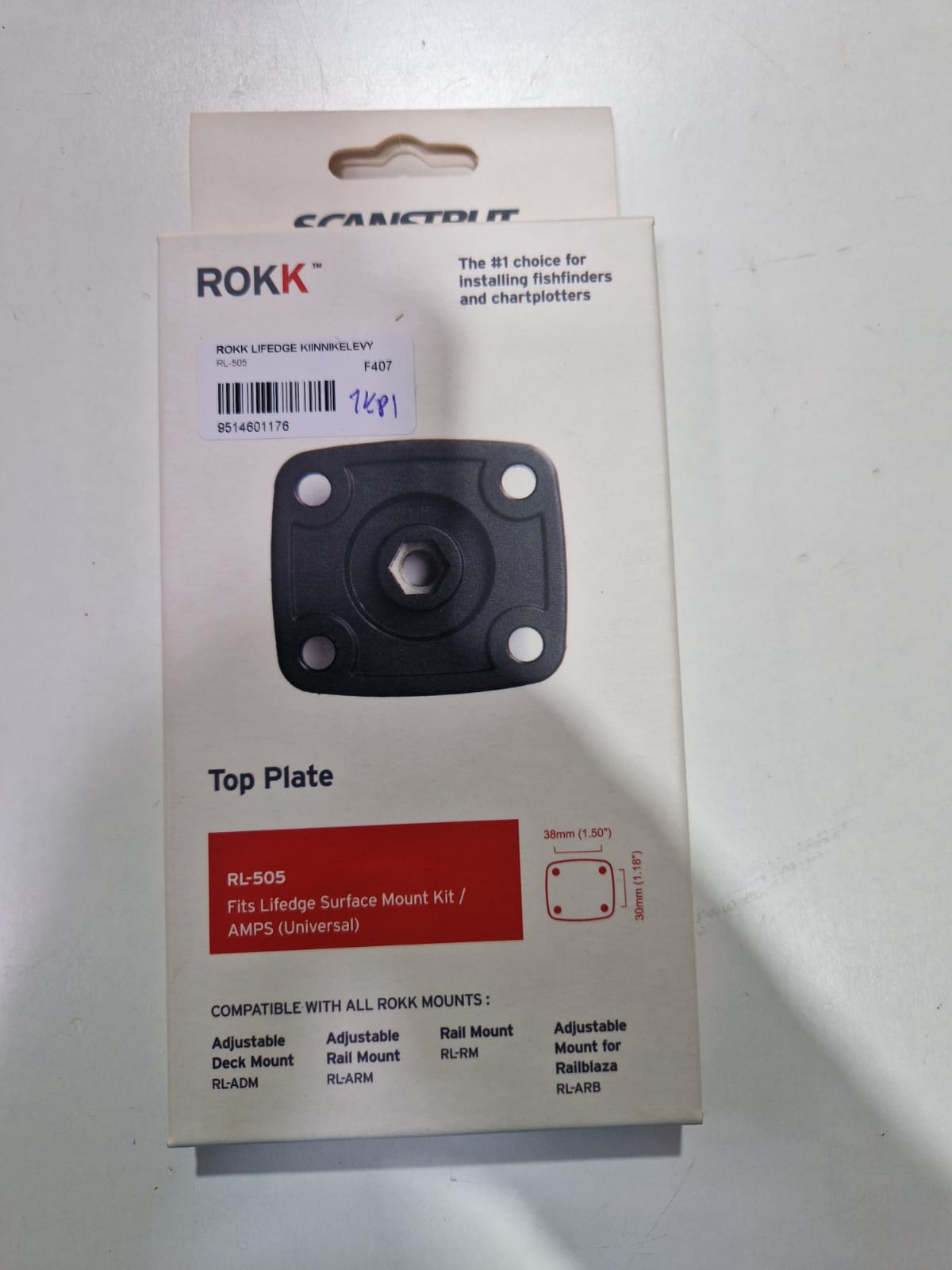 ROKK pealmine plaat RL-505