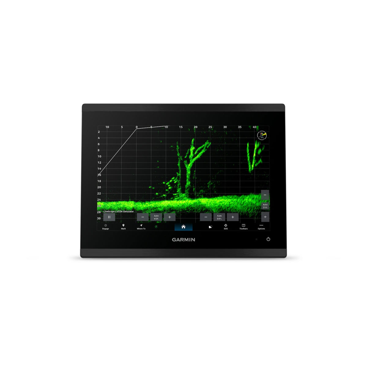 Garmin GPSMAP 9010xsv – 10" premium-kaardiplotter kajaloodiga
