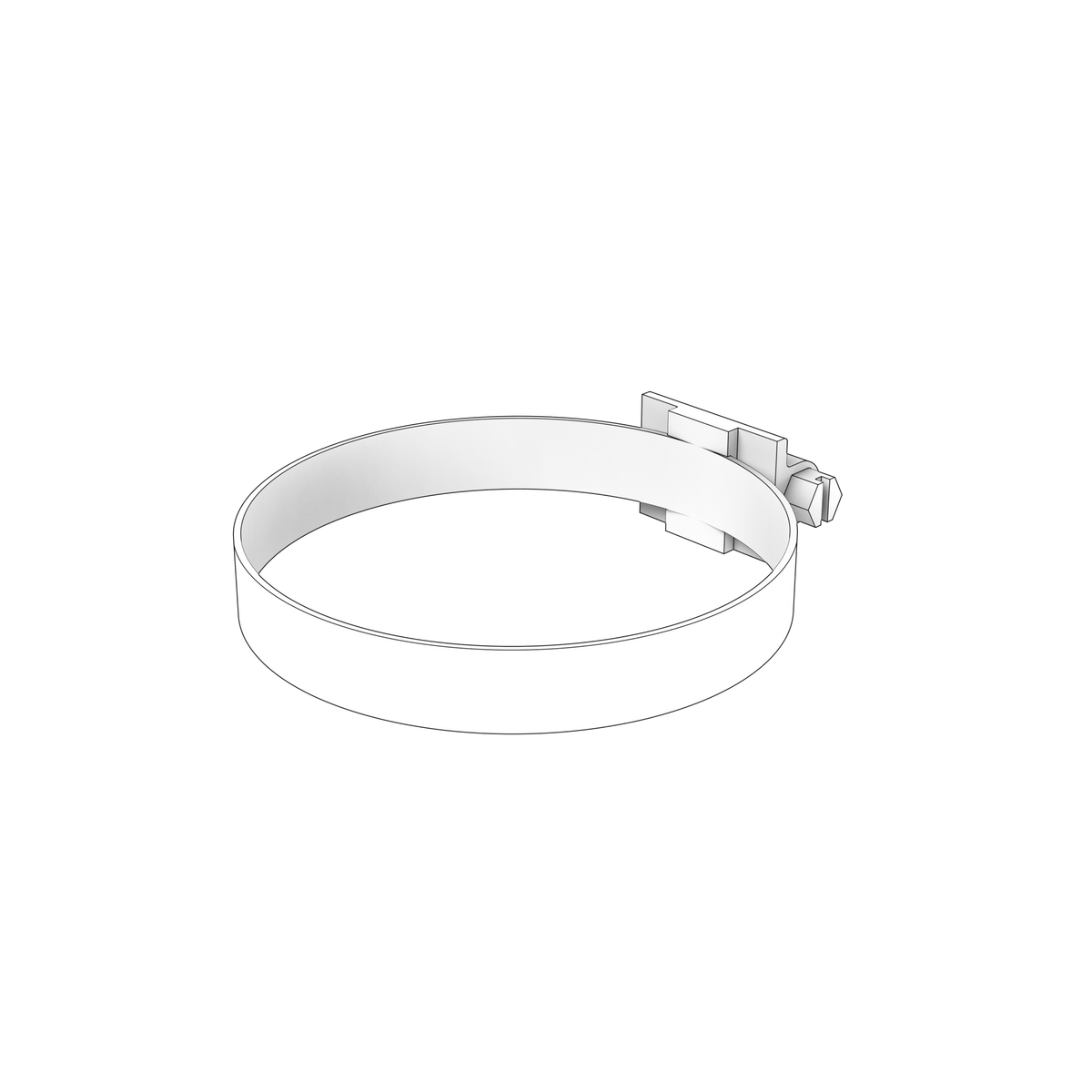 Volvo Penta roostevaba voolikuklamber (filtrile 21298806/23226380) – 961673