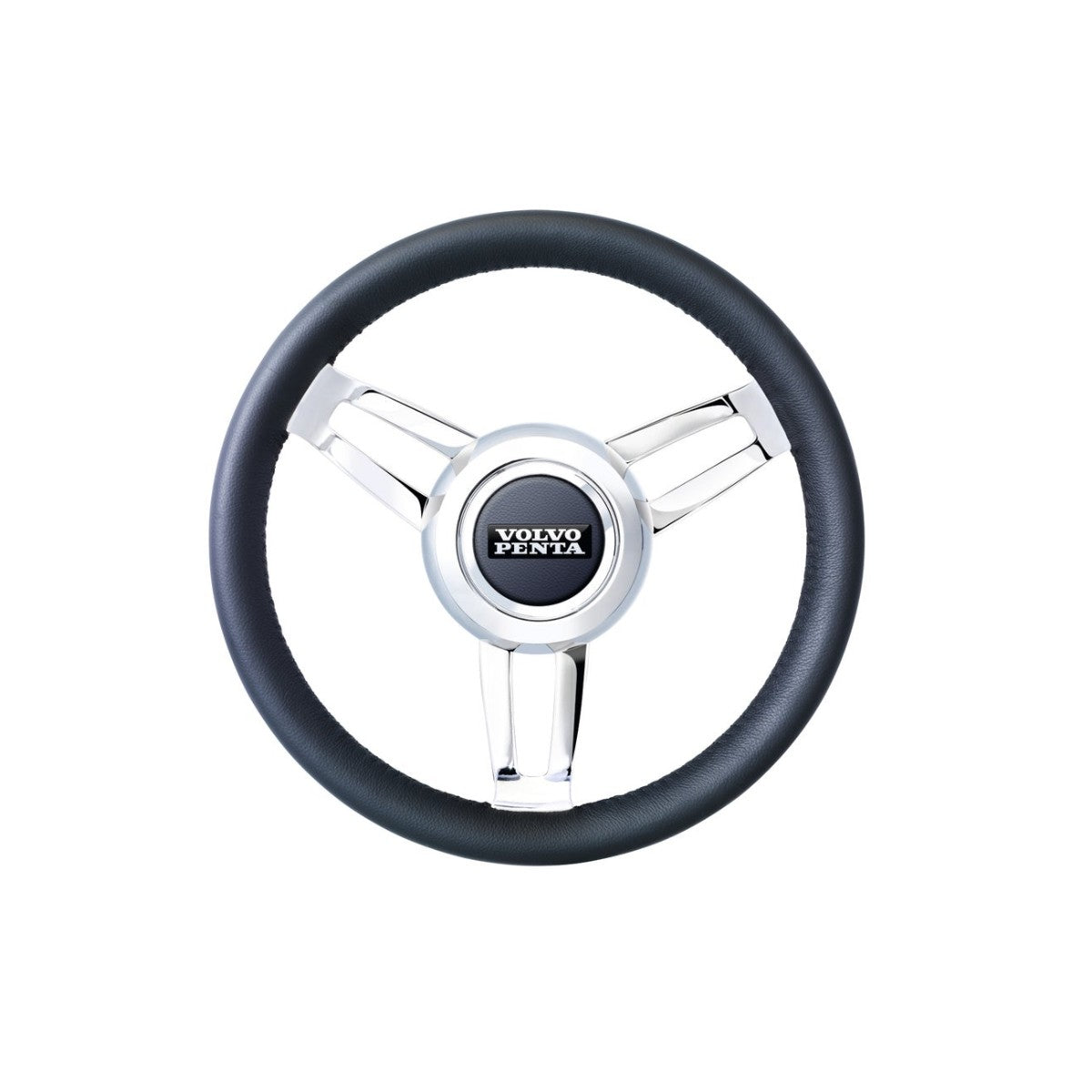Volvo Penta rool, nahk/kroom, Ø 350 mm – 21649809