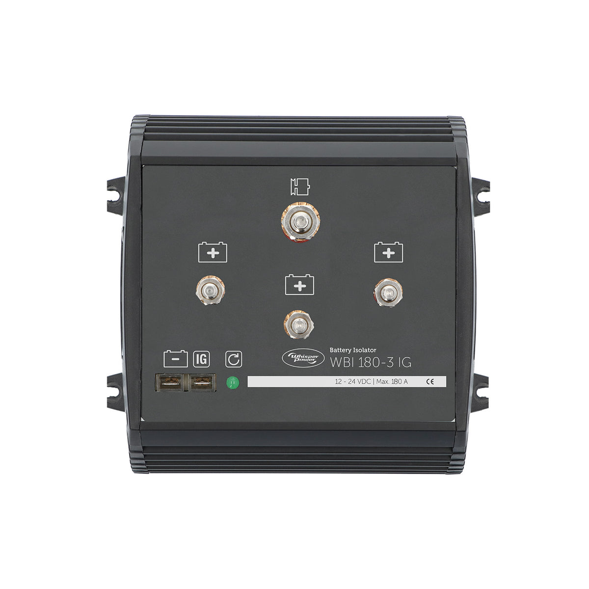 WhisperPower elektrooniline akuisolaator WBI 180 A, 3 väljundit, IG – 60115013