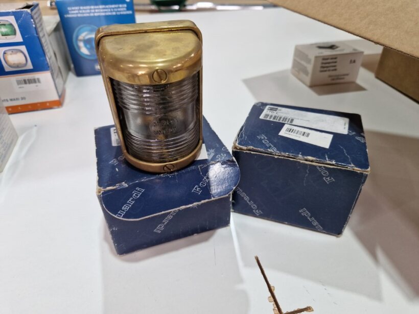 Foresti e Suardi Yellow Brass NAVIGATION LIGHTa