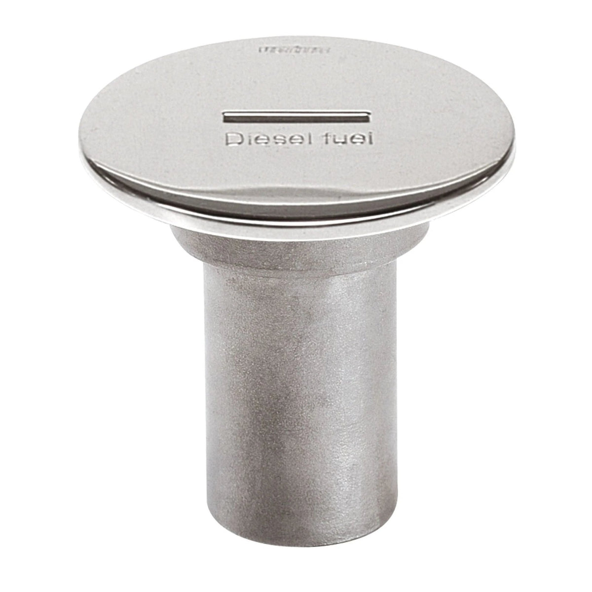Vetus täitekork „DIESEL FUEL“, roostevaba teras, voolikule Ø 38 mm, kaas Ø 87 mm, L = 75 mm – CAPF38S