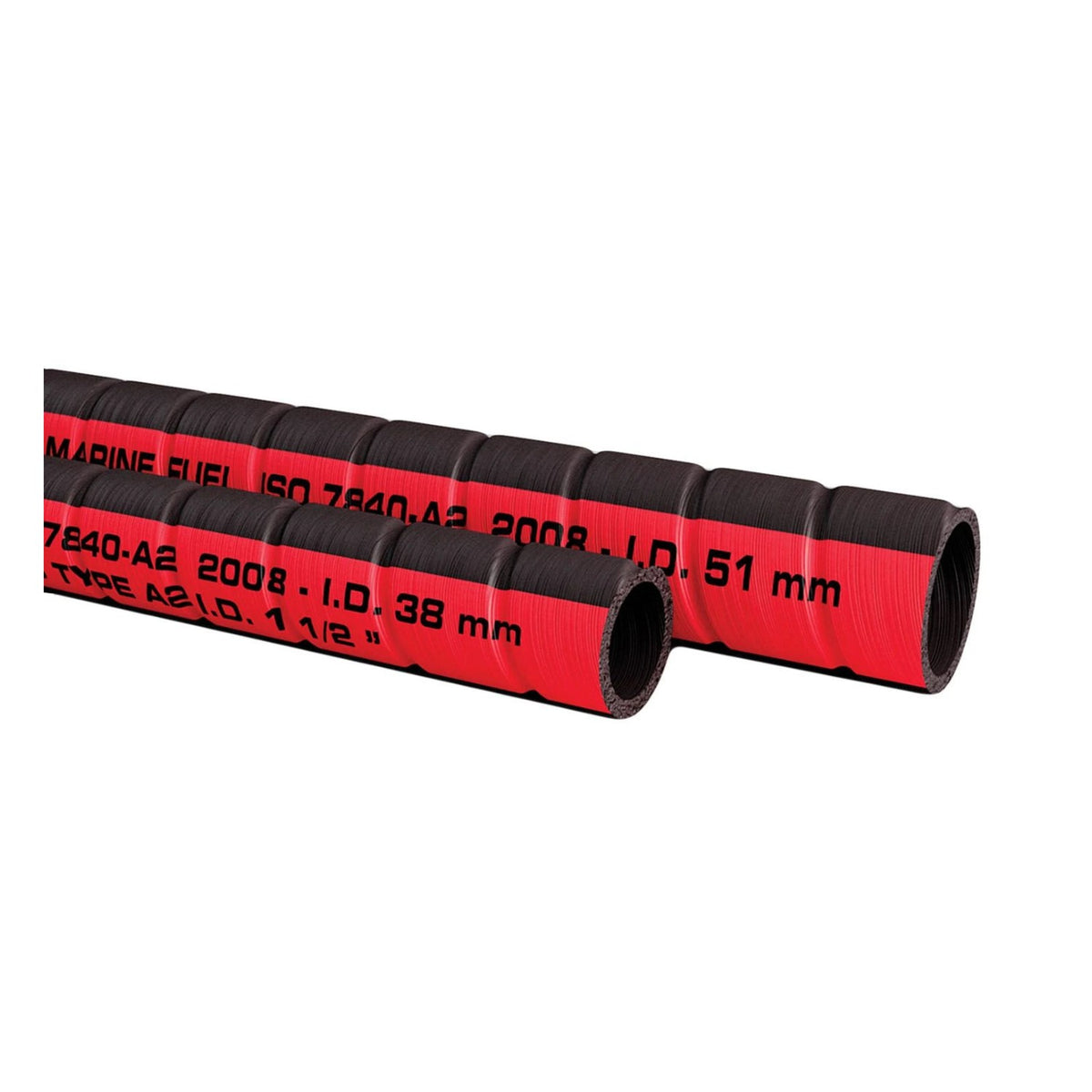 Vetus kütuse täitevoolik, siseläbimõõt Ø 38 mm (1 1/2"), rull 20 m (hind meetri kohta) – FFHOSE38