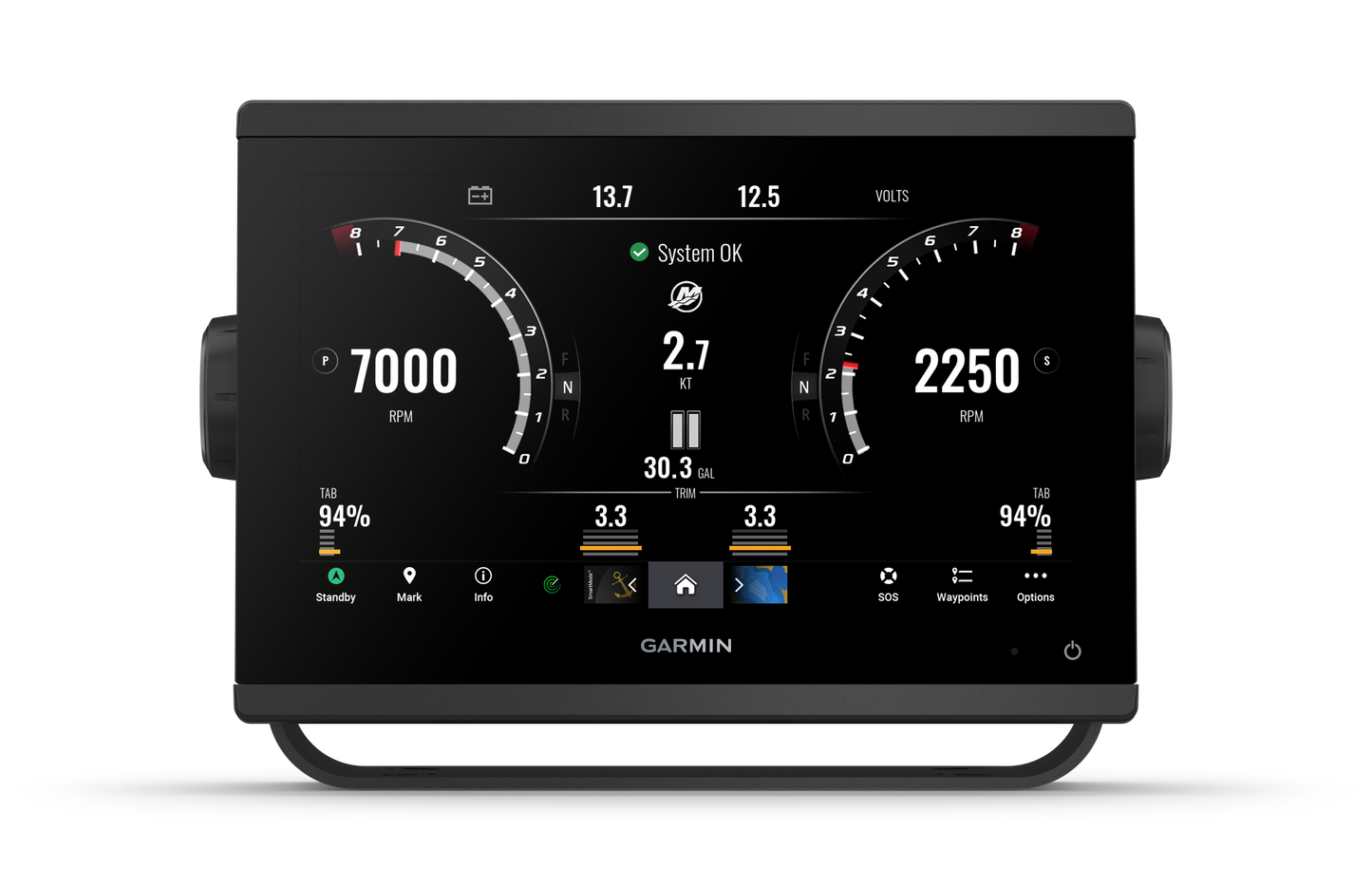 GARMIN GPSMAP 923xsv – 9" kaardiplotter-kajalood UHD sonariga