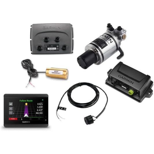 Garmin Compact Reactor™ 40 Hydraulic Autopilot Shadow Drive™ pakett ja GHC™ 50 ekraan