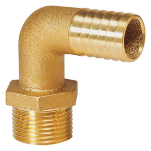 Vetus voolikuotsik 90°, messing, G¾, voolikule Ø 19 mm
