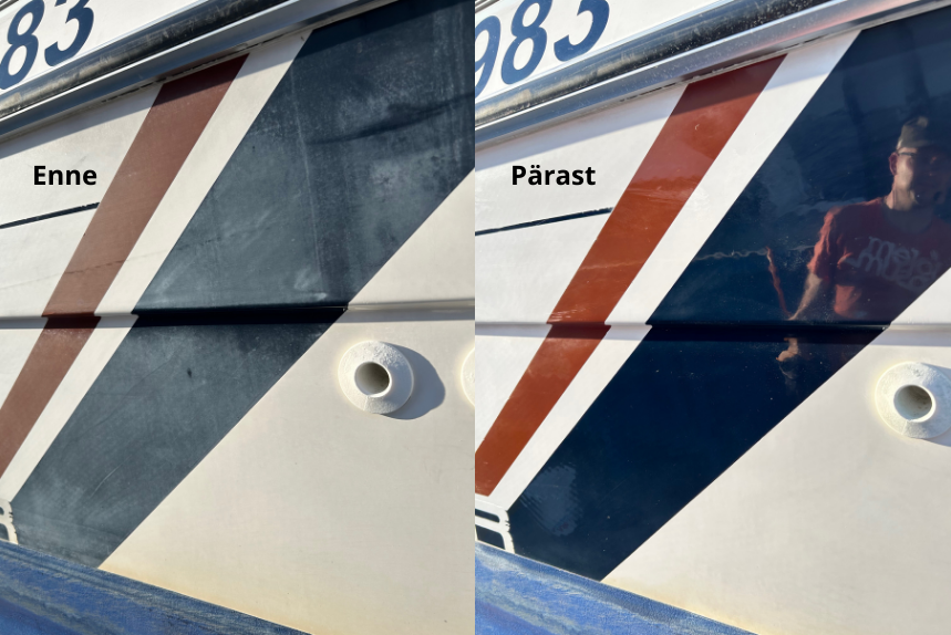 Nautic Clean 12 PRO-MEDIUM Poleerimisvahend tuhmidele geel- ja värvkatetele 500 ML – pilt 2