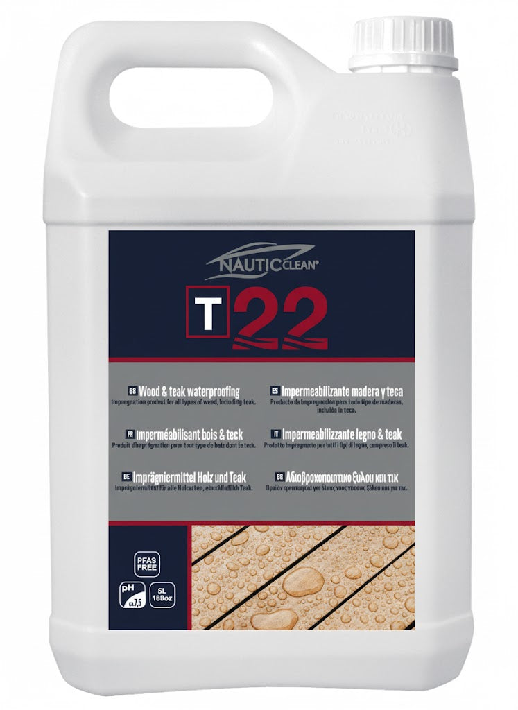 Nautic Clean T22 puidu- ja tiigi veekaitse 5 l