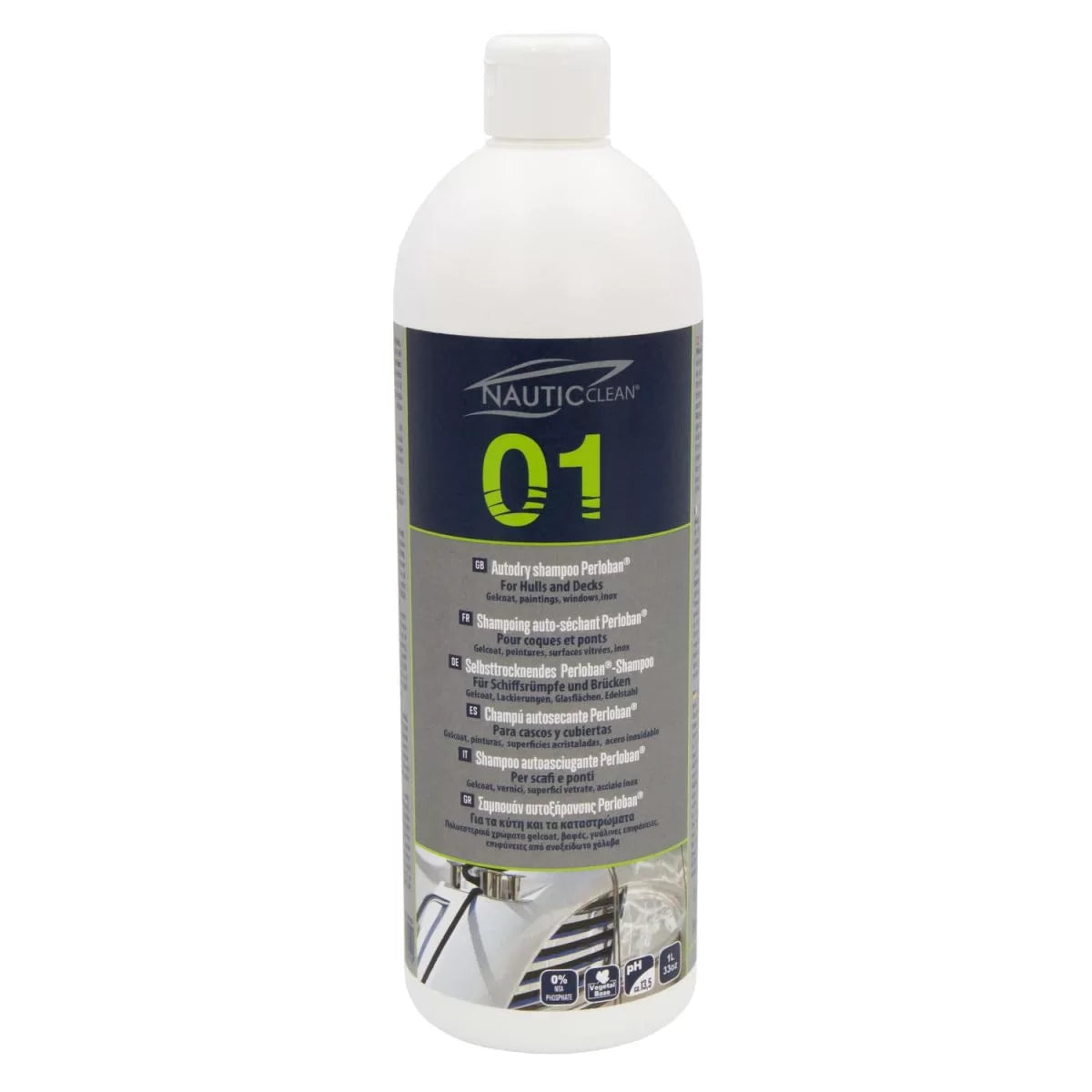 Nautic Clean 01 isekuivav šampoon 5 l