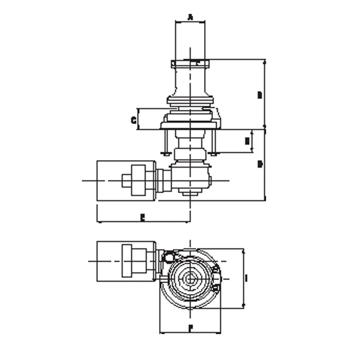 Maxwell vertikaalne ankruvints VW10-10, 12 V, 1200 W, 100TDC ainult ketiratas – P102588