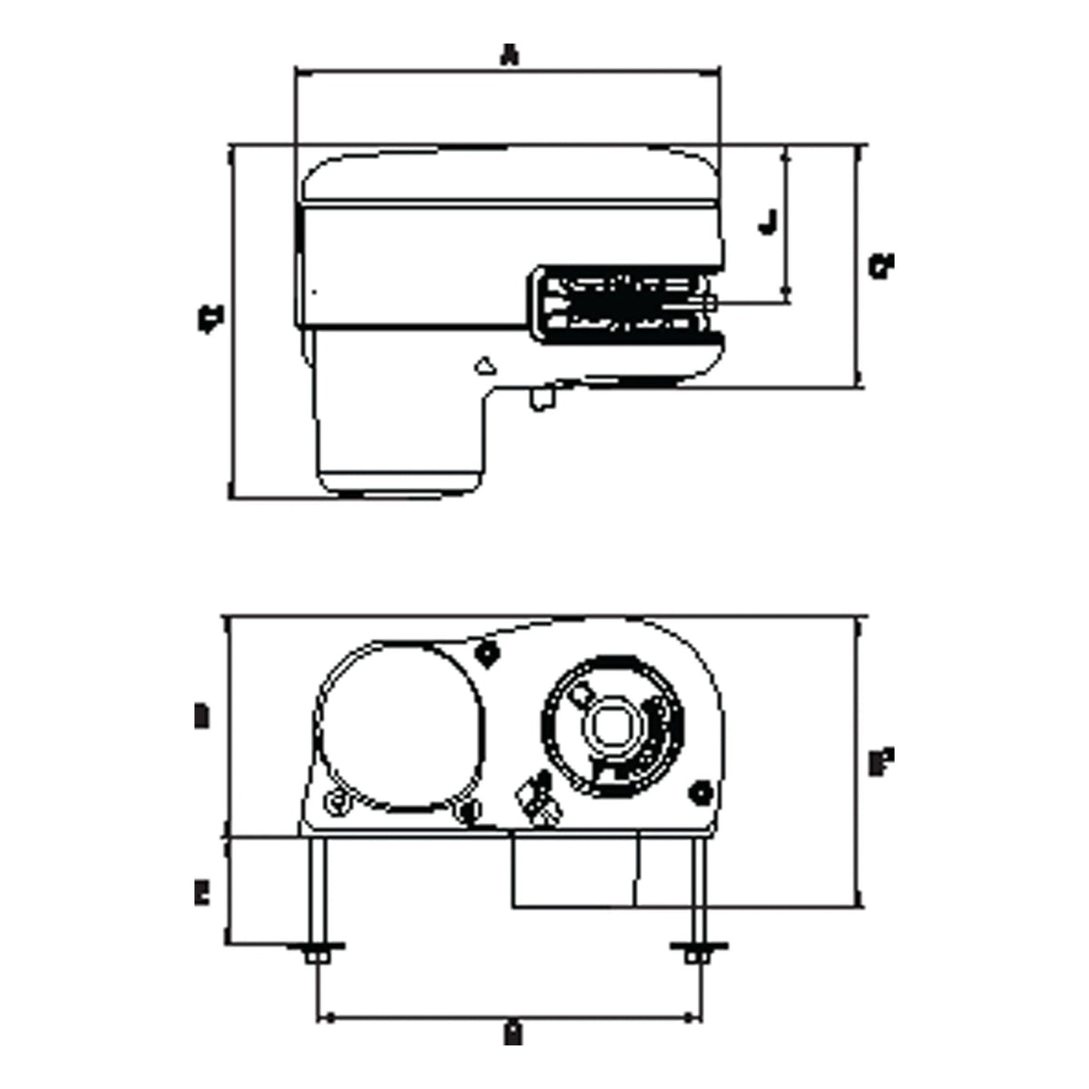 Maxwell horisontaalne ankruvints HRCFF6, 12 V, 600 W – P102820