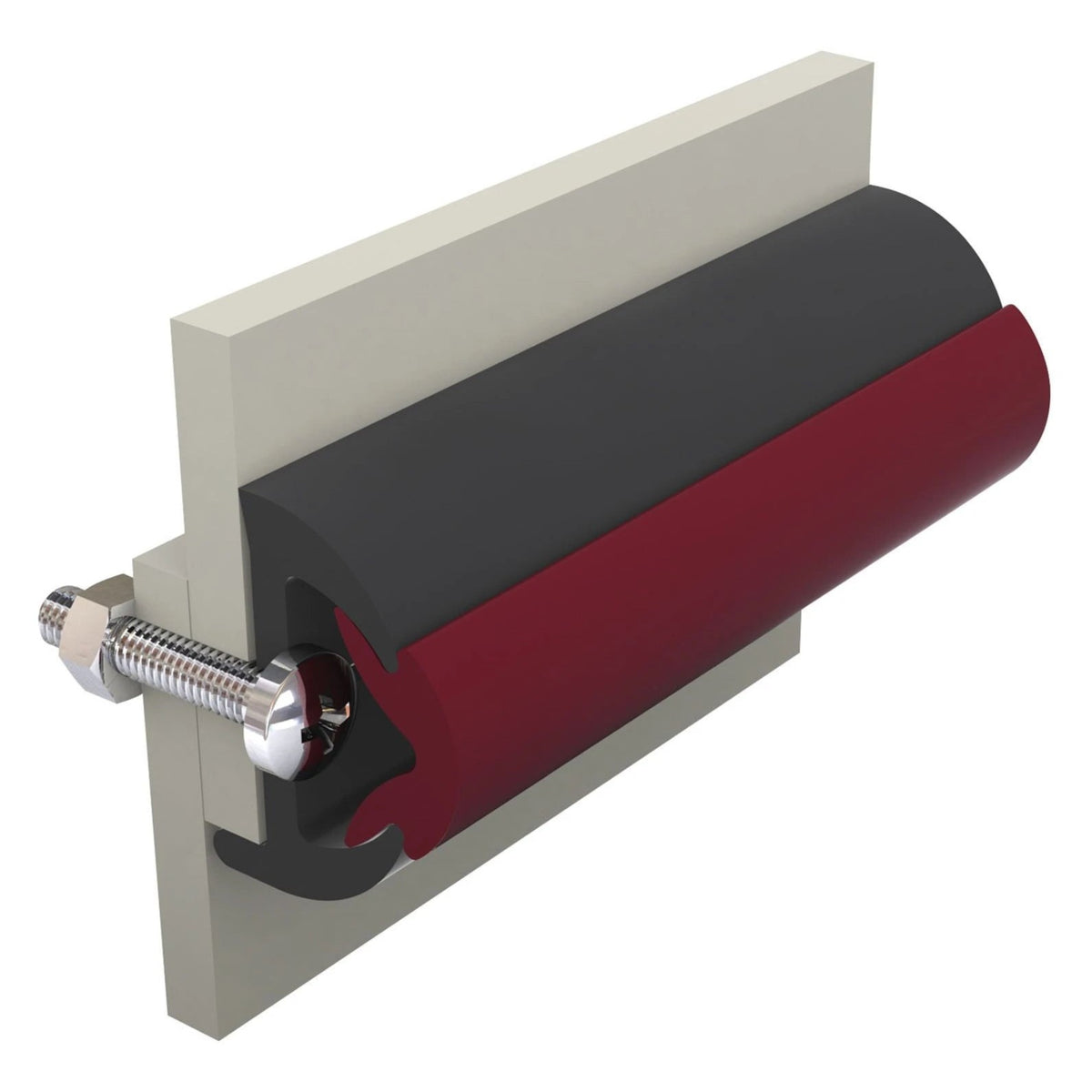 Vetus parda kaitseliist POLY 30 x 26 mm, tumehall (hind meetri kohta)