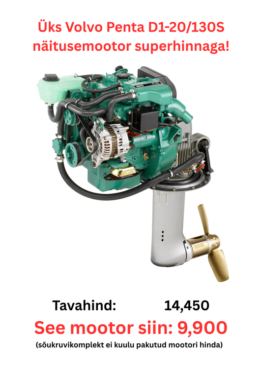Volvo Penta D1-20/130S näitusemootor