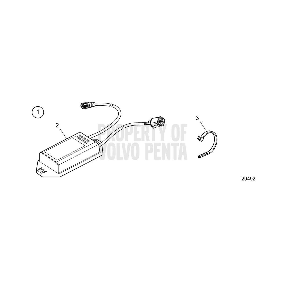 Volvo Penta Easy Connect lüüs (NMEA 2000, EVC 2.0) – 24273877
