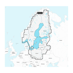 Garmin Navionics+ merekaart: Läänemeri