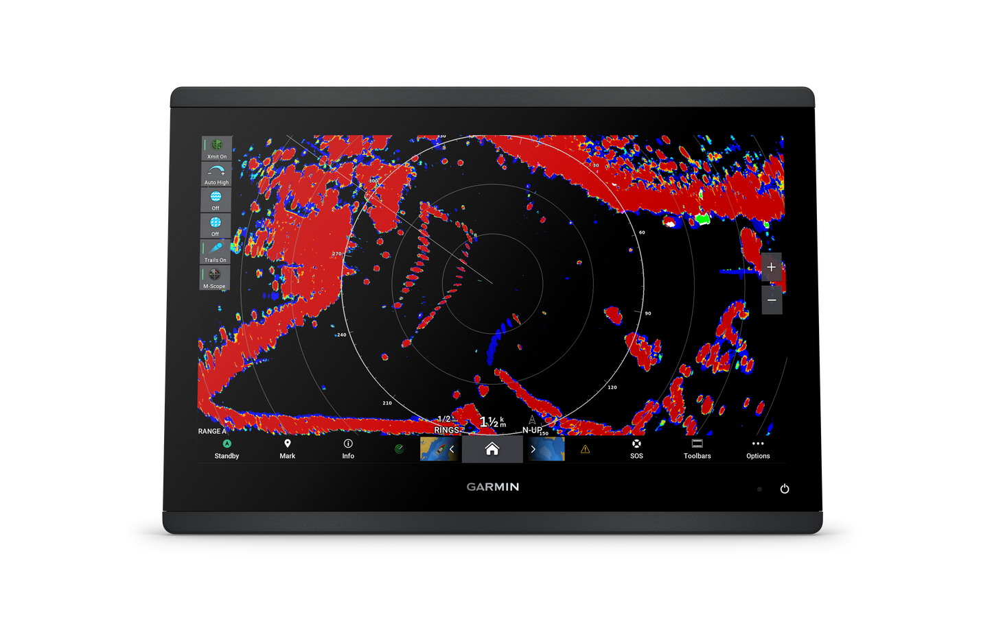 GARMIN GPSMAP 1623xsv – 16" kaardiplotter-kajalood Ultra High Definition sonari toega