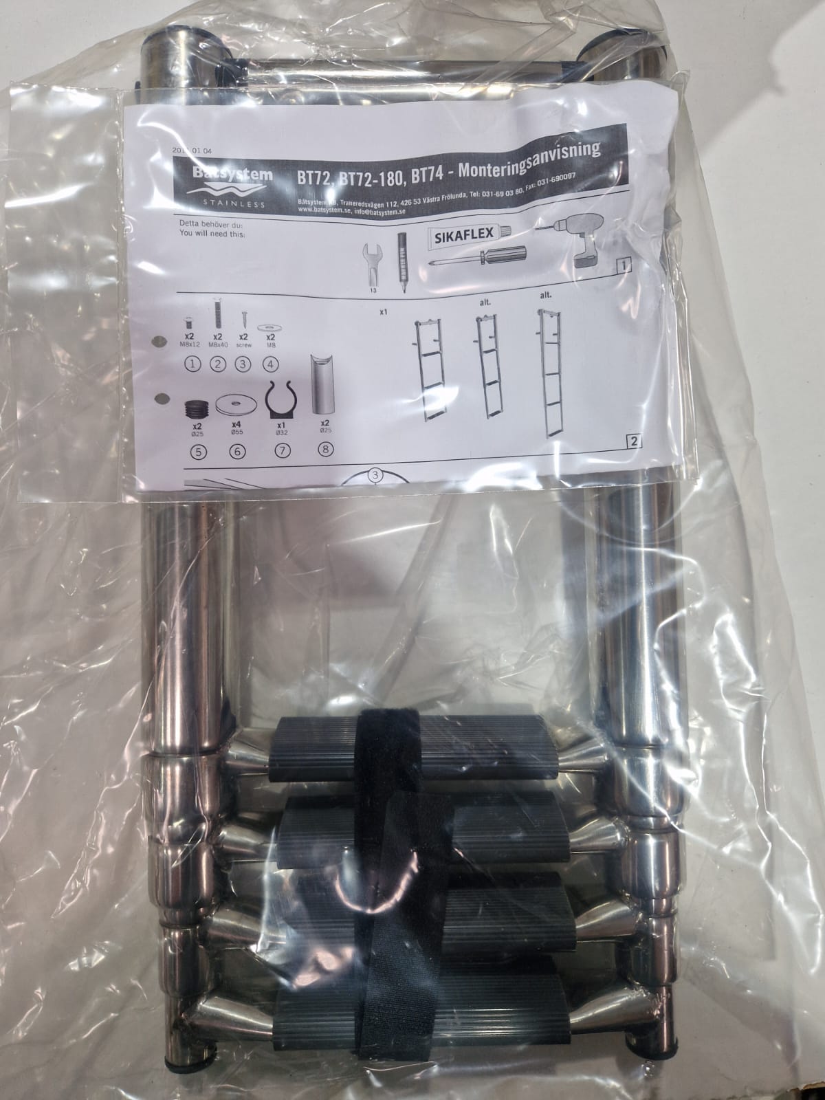 Båtsystem BT72 ujumisredel