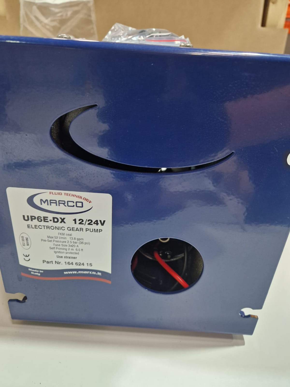 Marco UP6E-DX 12/24 V elektrooniline hammasrataspump