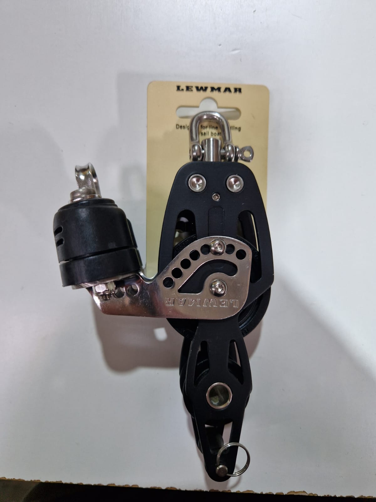 Lewmar HTX 50 mm fiddle plokk beketi ja cam'iga