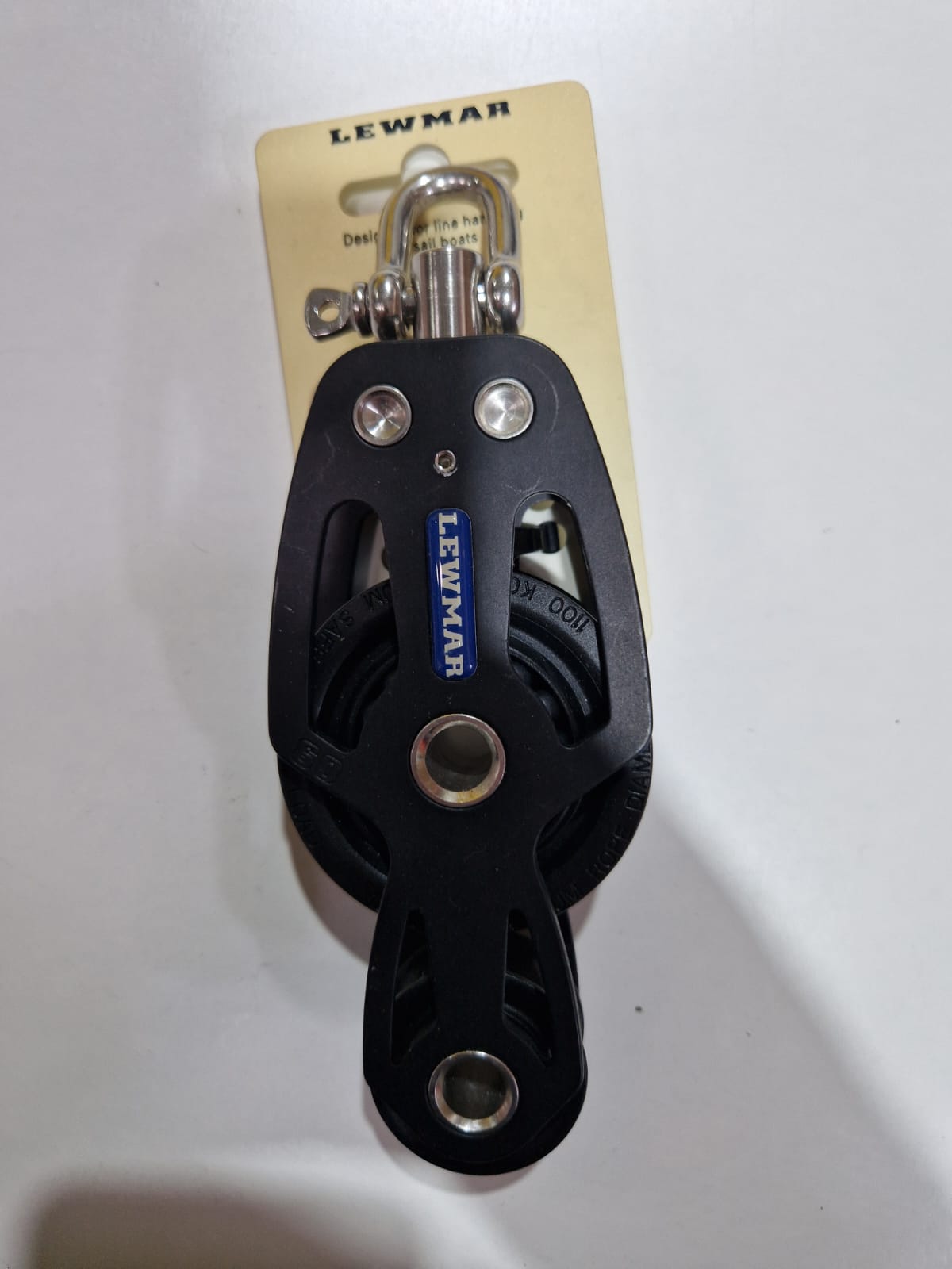 Lewmar HTX 60 mm fiddle plokk