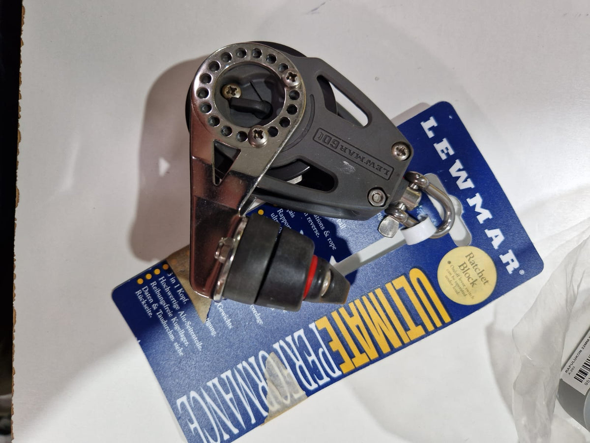Lewmar 60 mm VF ratchet üksikplokk cam'iga