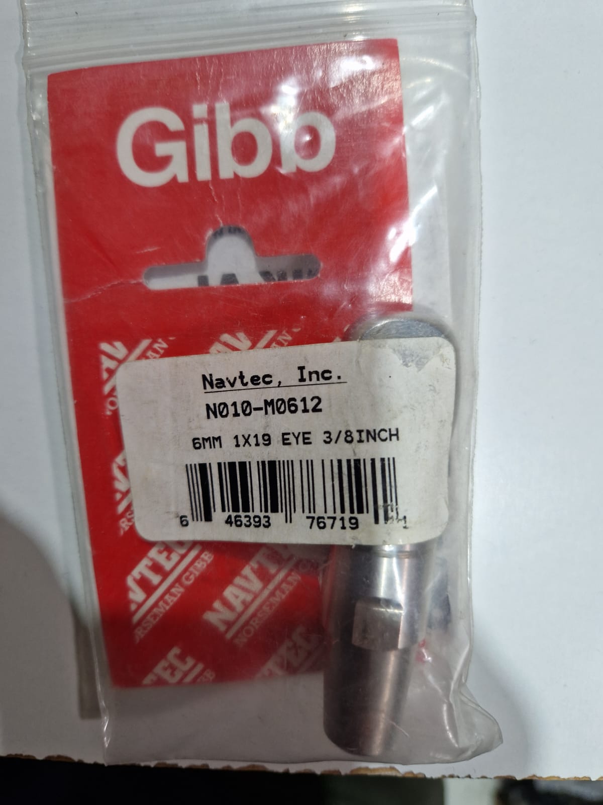 Navtec 6 mm 1x19 silmusots 3/8"
