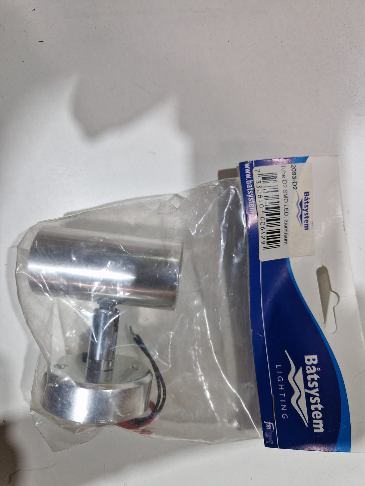 Båtsystem Tube D2 SMD LED valgusti, alumiinium