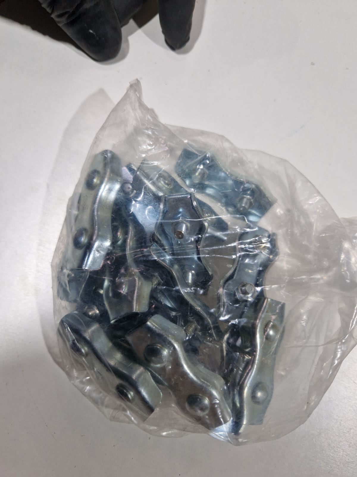 Trossiklamber Duplex 3 mm galv.