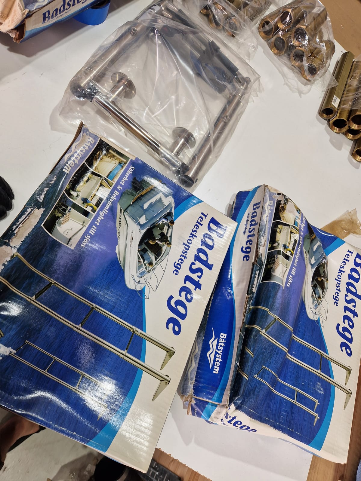 Båtsystem BKT73A teleskoopredel (3 tk komplekt)