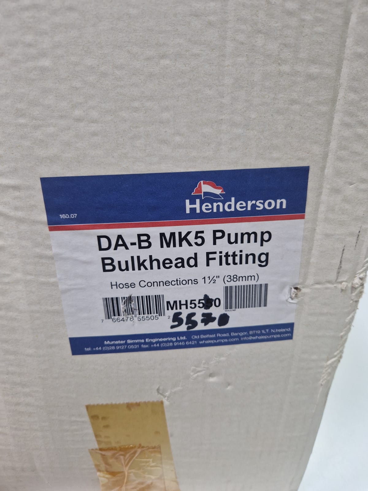 Henderson Mk5 käsipilsipump, kahepoolse toimega MH5570