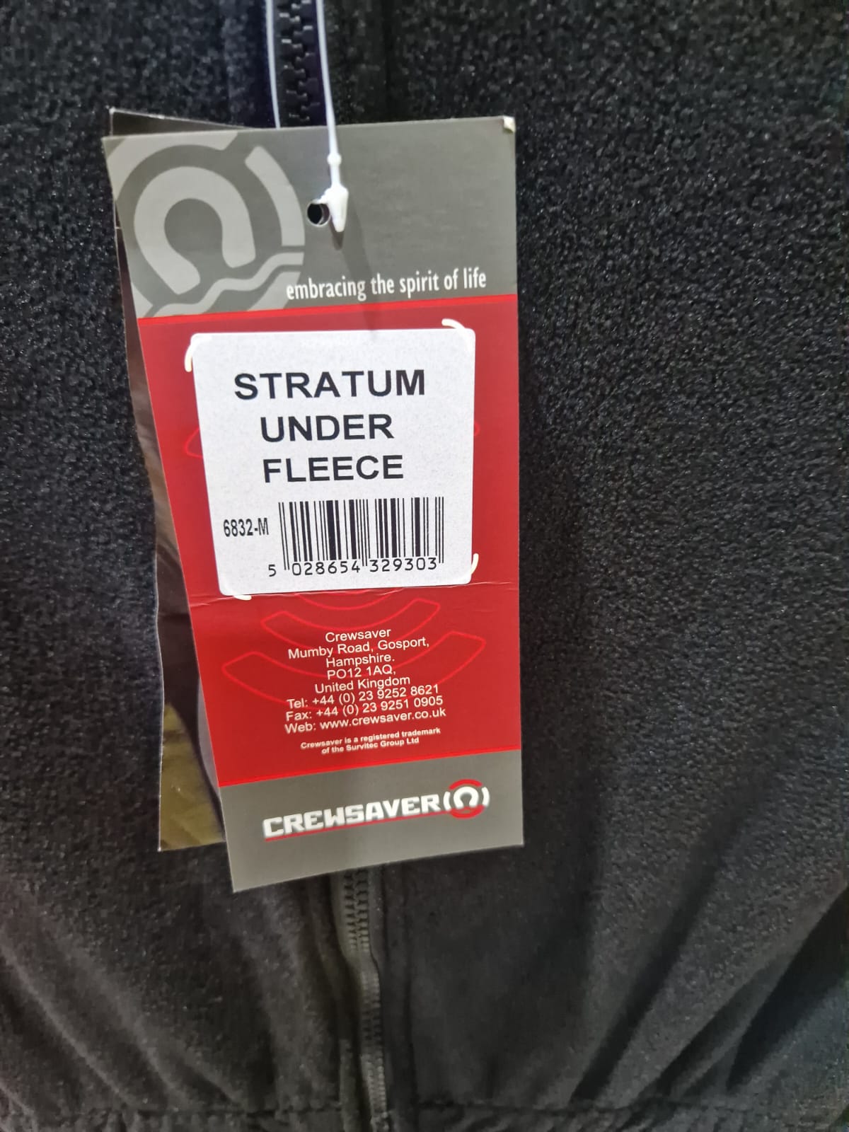 Crewsaver Stratum fliisist aluskiht M 6832