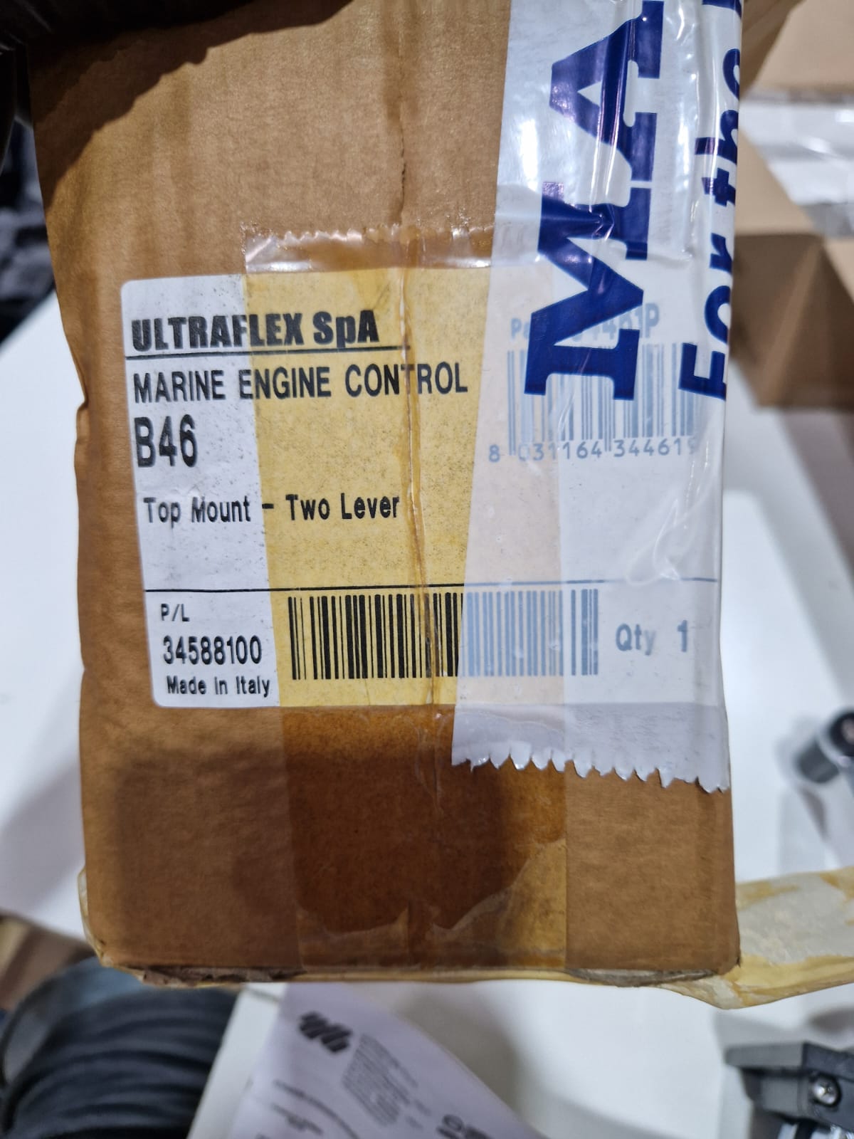 Ultraflex B46 käigumehhanism