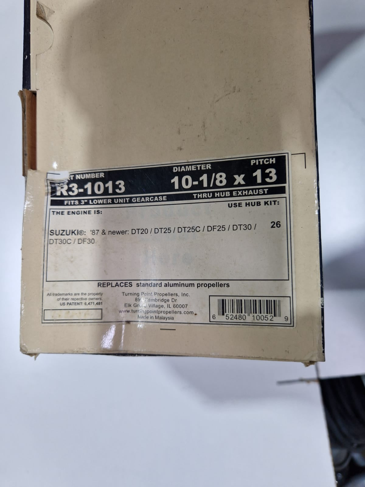 Turning Point R3-1013 alumiiniumpropeller